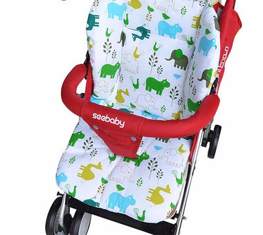 Comfortable Cartoon Print Stroller Seat