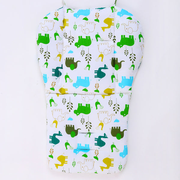 Comfortable Cartoon Print Stroller Seat