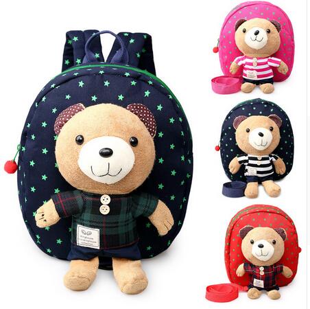 Anti-Lost Strap Bear Backpack