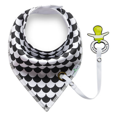 Black Triangle Baby Bibs