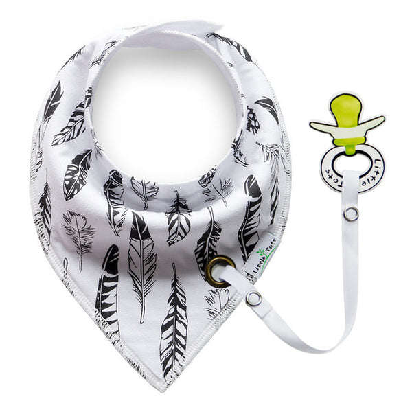 Black Triangle Baby Bibs