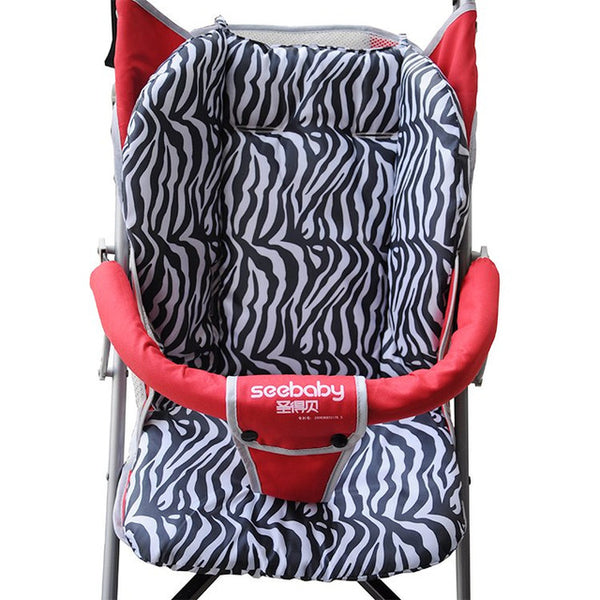 Comfortable Cartoon Print Stroller Seat