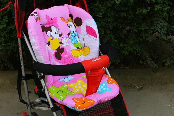 Comfortable Cartoon Print Stroller Seat