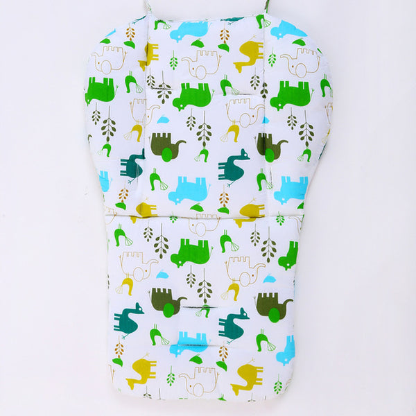 Comfortable Cartoon Print Stroller Seat