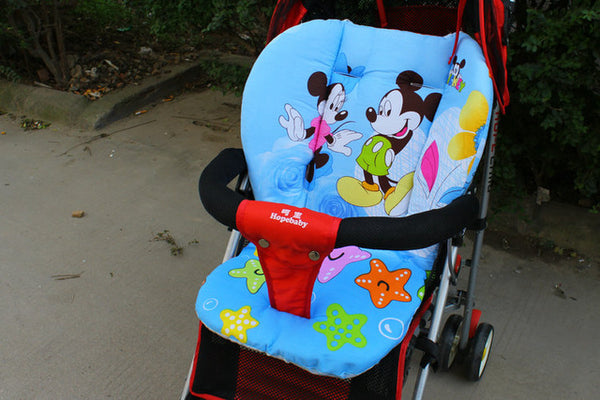 Comfortable Cartoon Print Stroller Seat