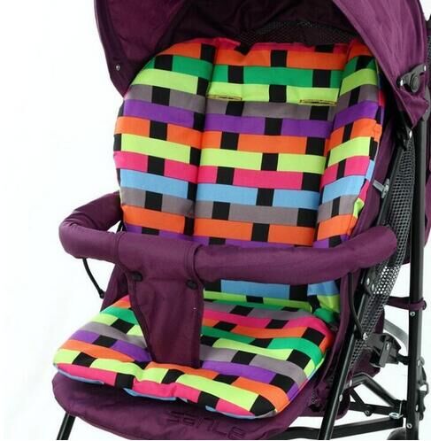 Comfortable Cartoon Print Stroller Seat