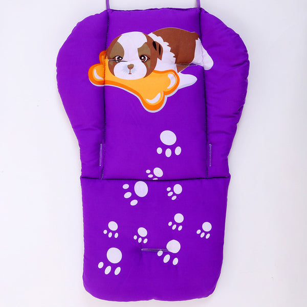 Comfortable Cartoon Print Stroller Seat